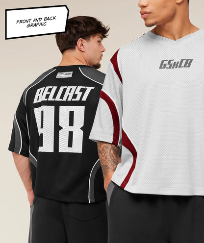GYMSHARK X CARLOS BELCAST MESH JERSEY