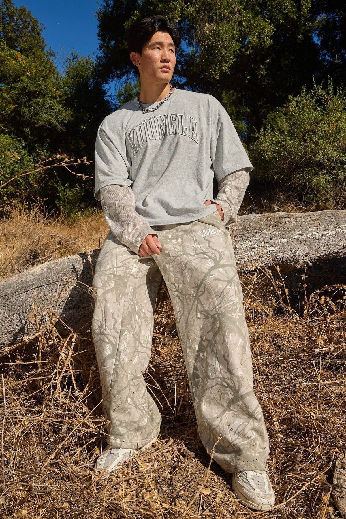 TREE CAMO BAGGY SWEATS