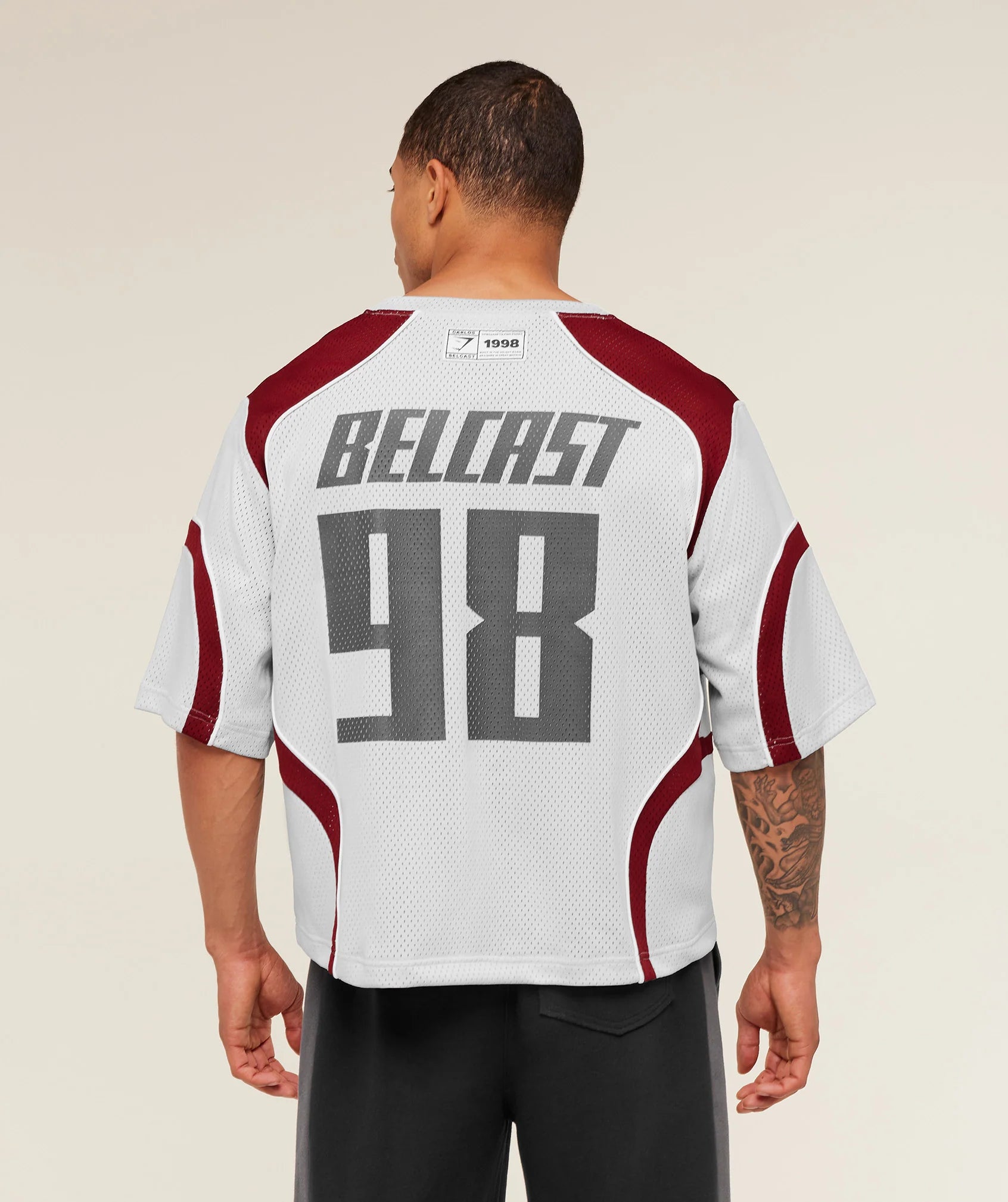 GYMSHARK X CARLOS BELCAST MESH JERSEY