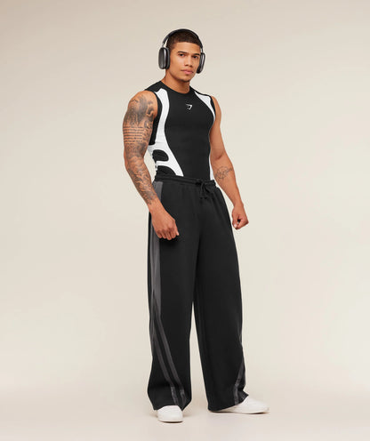 GYMSHARK X CARLOS BELCAST TANK BASELAYER - GS BLACK