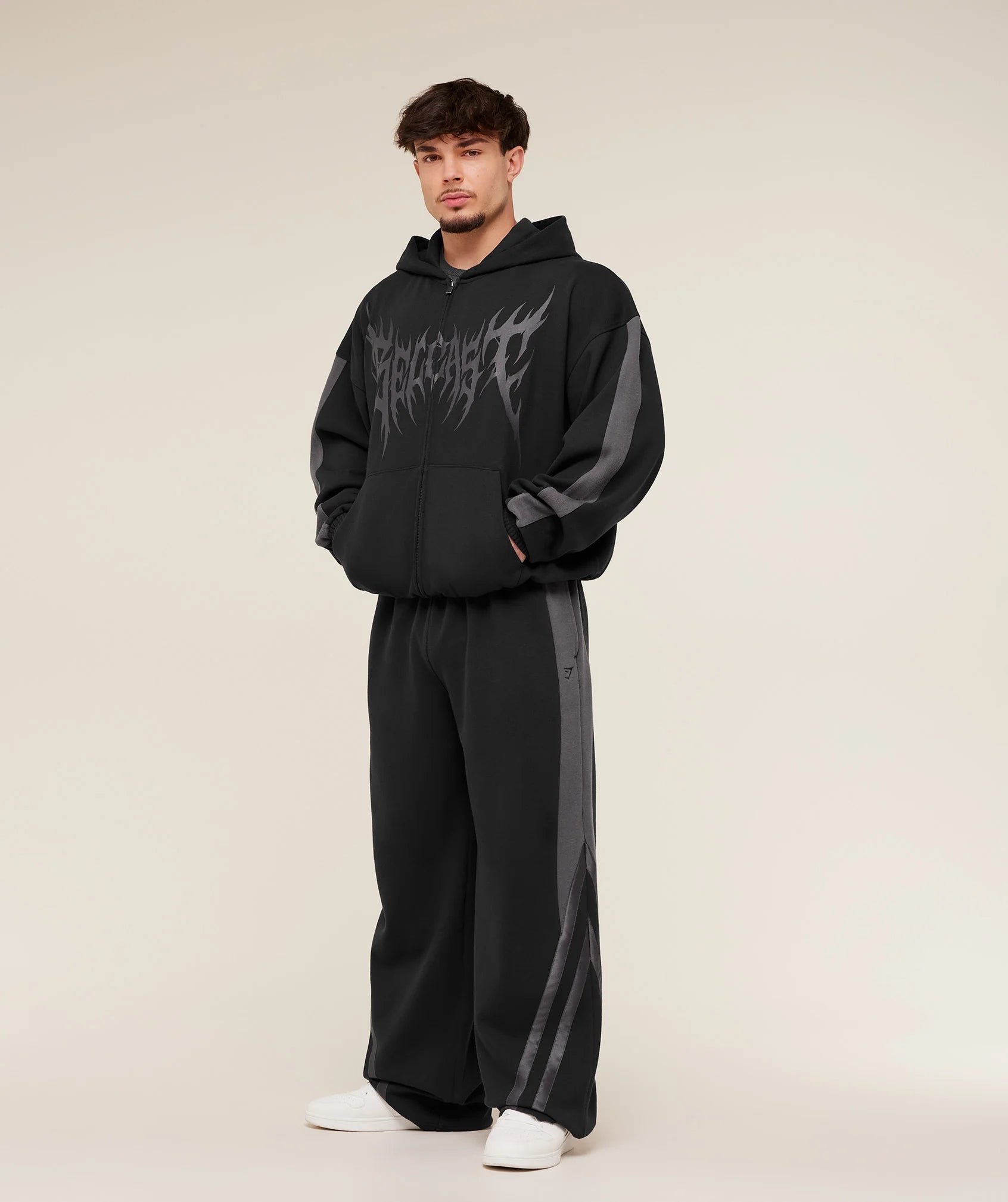 GYMSHARK X CARLOS BELCAST ZIP UP HOODIE