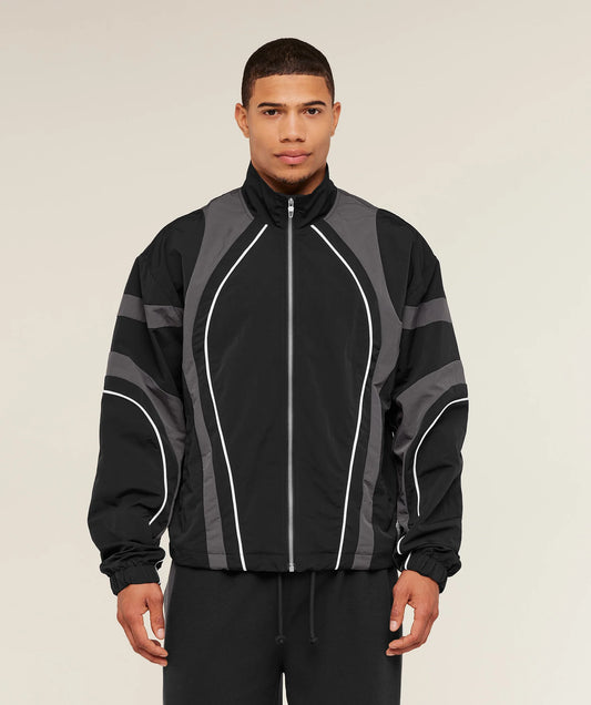 GYMSHARK X CARLOS BELCAST TRACK JACKET - GS BLACK