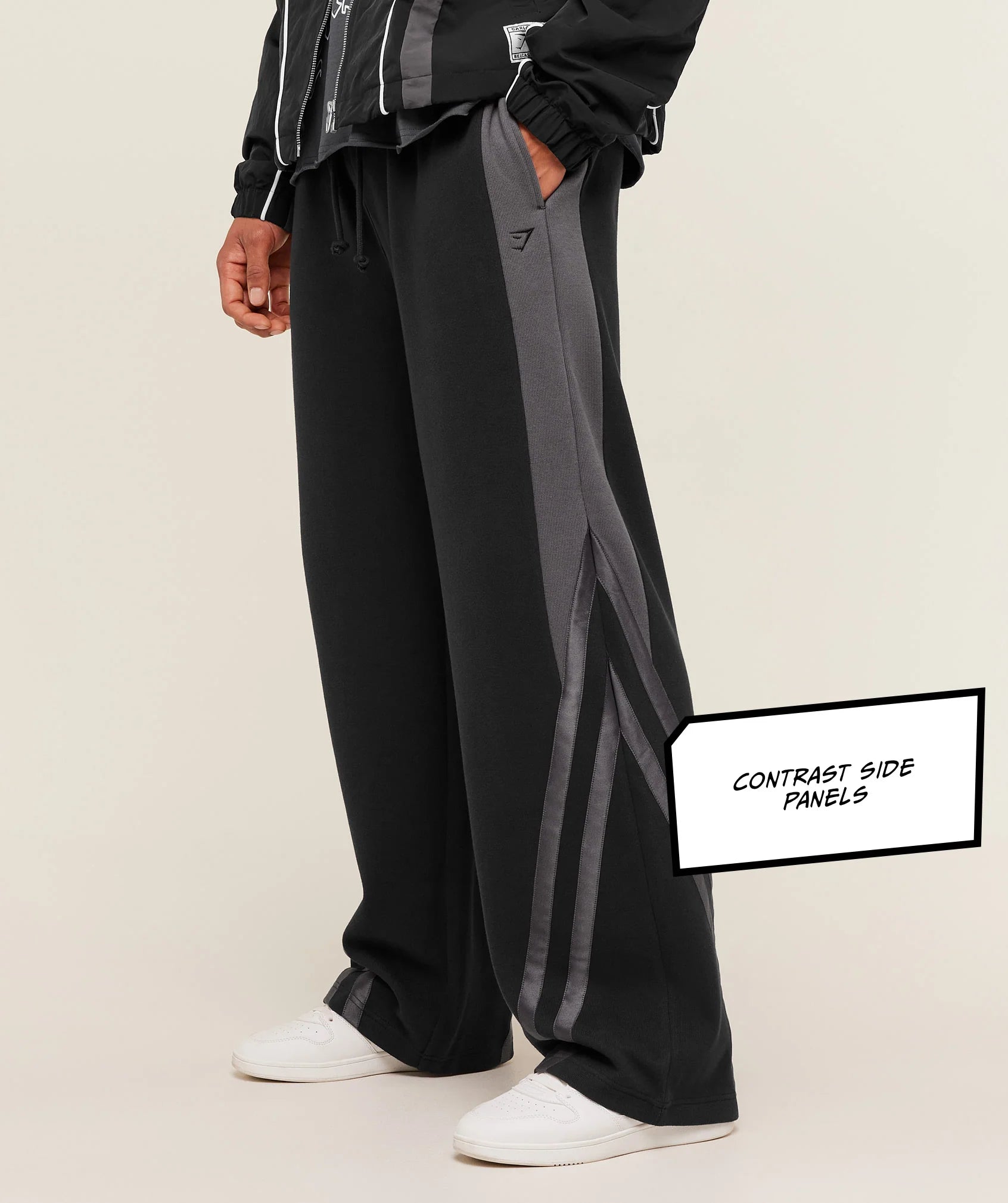 GYMSHARK X CARLOS BELCAST TRACK PANT - GS BLACK