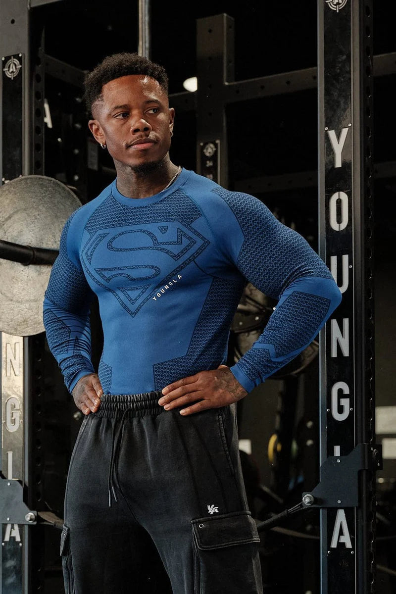 SUPERMAN COMPRESSION LONGSLEEVES