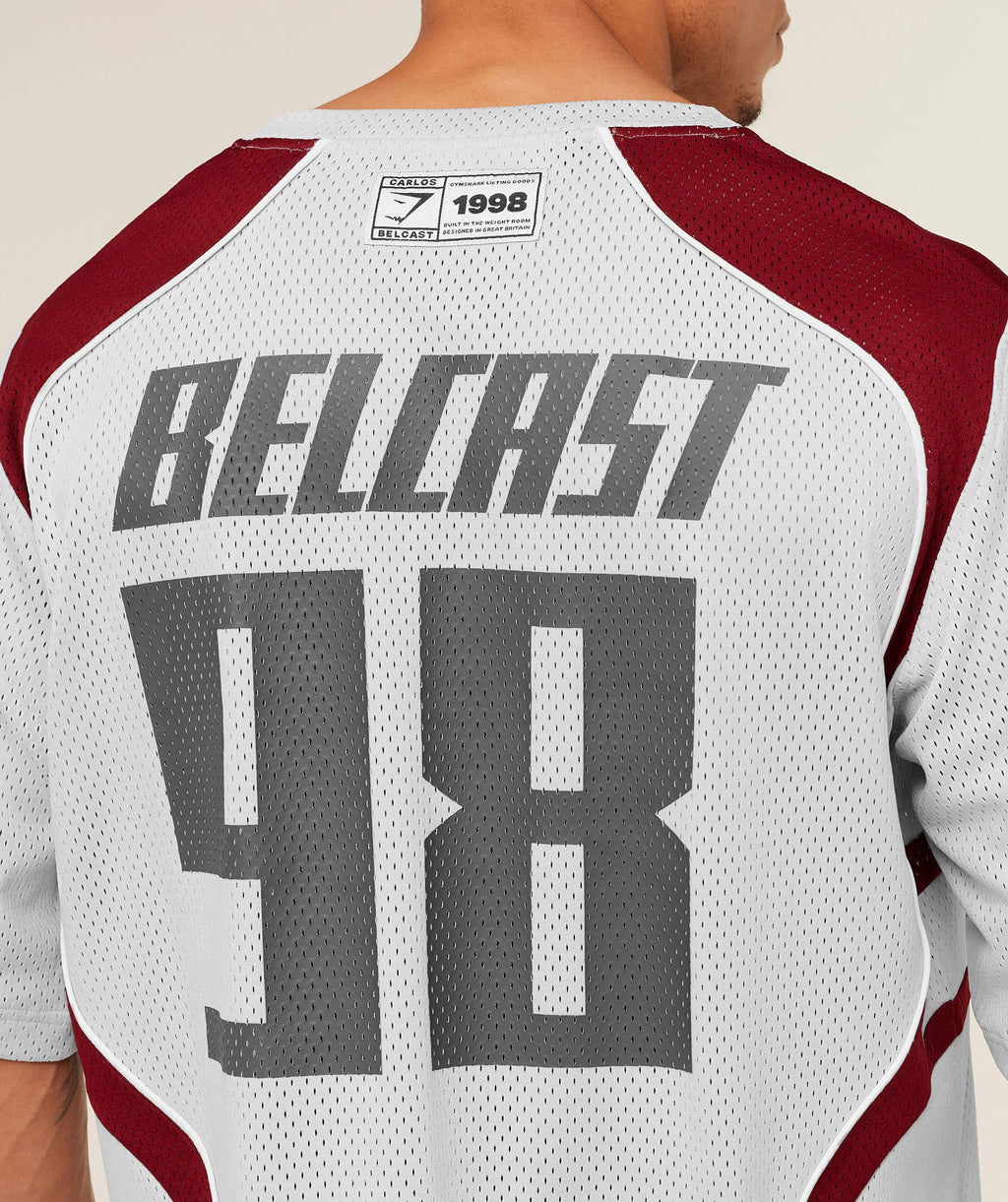 GYMSHARK X CARLOS BELCAST MESH JERSEY