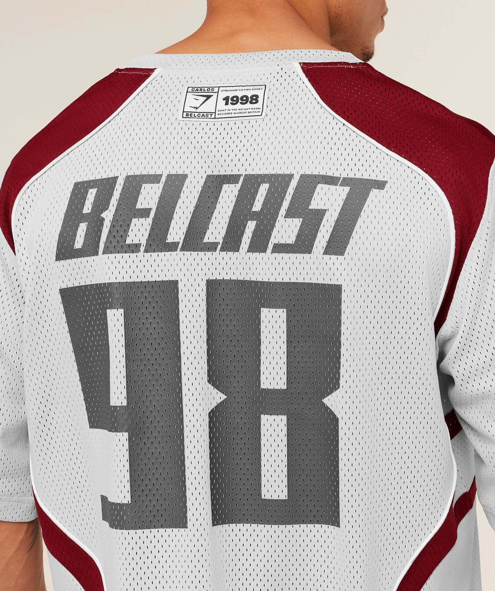 GYMSHARK X CARLOS BELCAST MESH JERSEY
