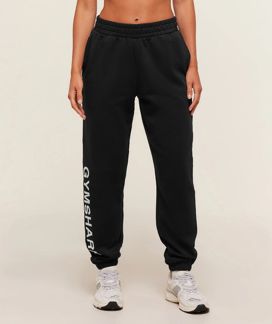 EMBROIDERED LOGO JOGGERS