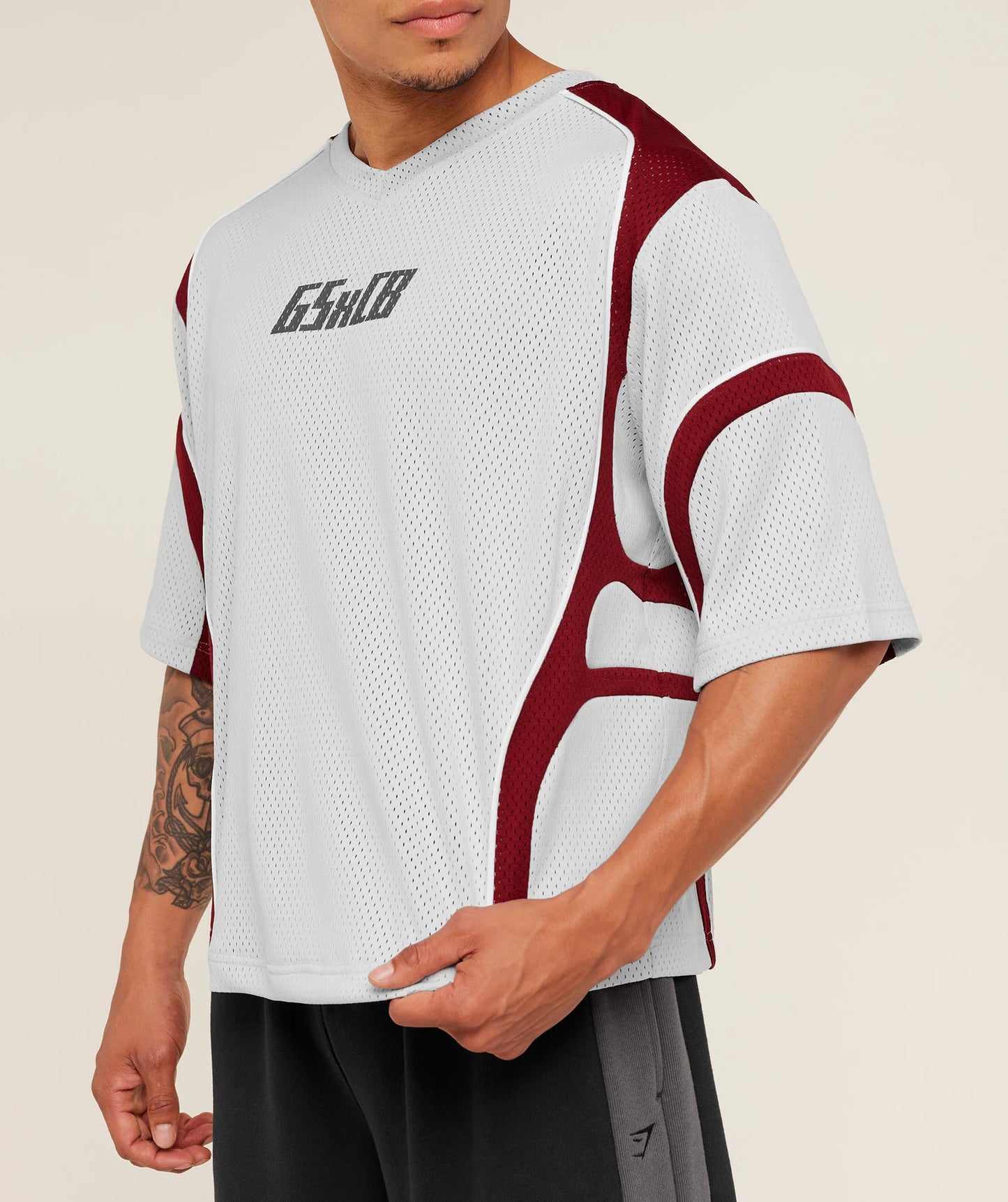 GYMSHARK X CARLOS BELCAST MESH JERSEY
