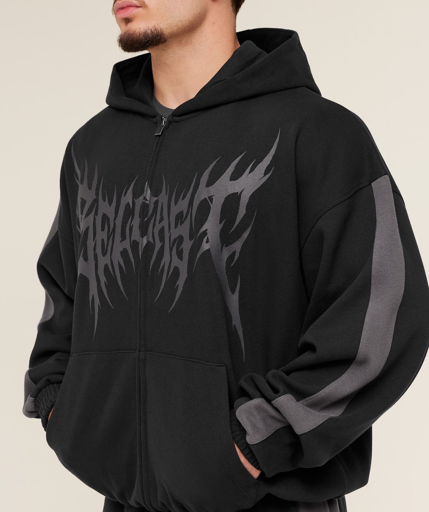 GYMSHARK X CARLOS BELCAST ZIP UP HOODIE