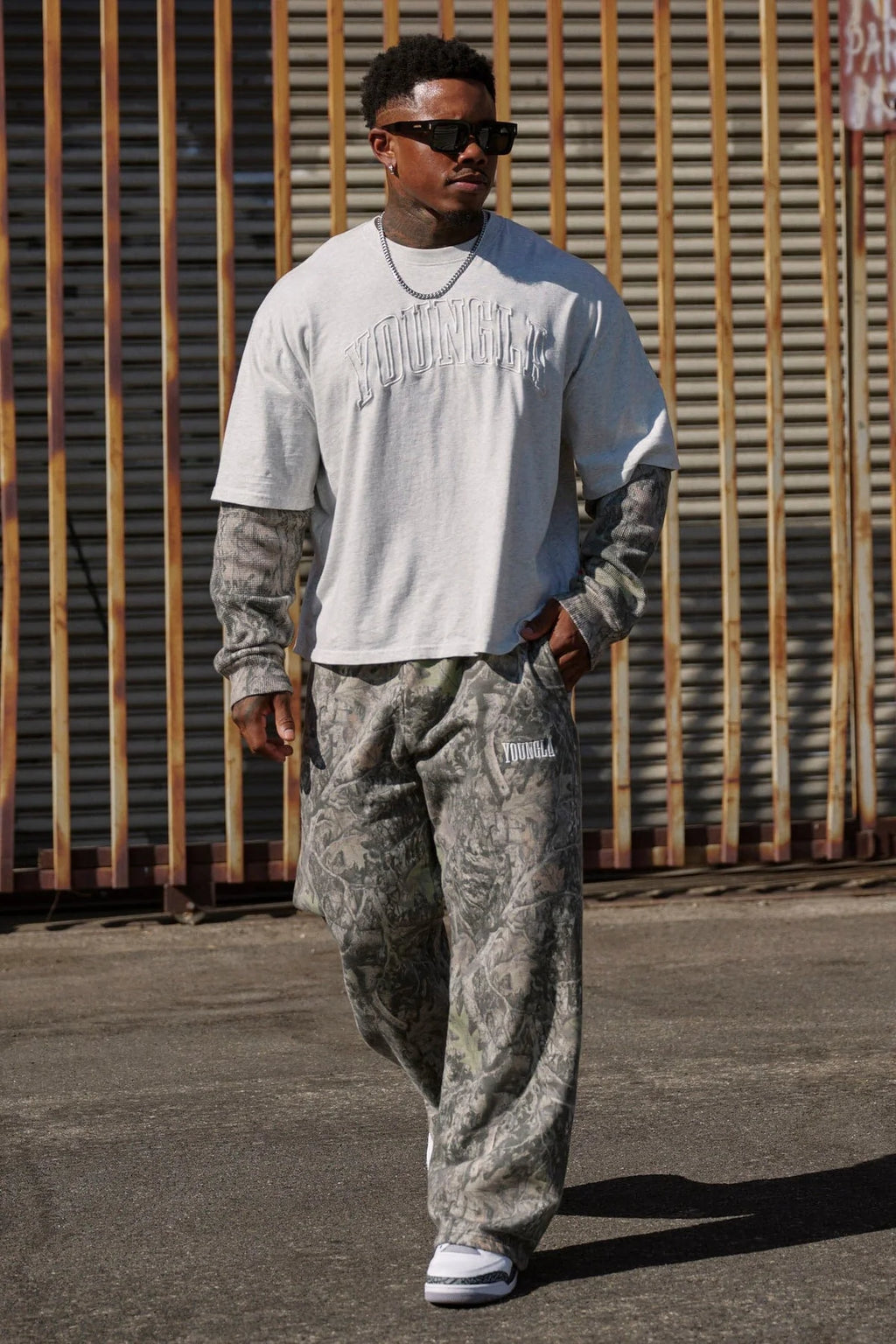 TREE CAMO BAGGY SWEATS