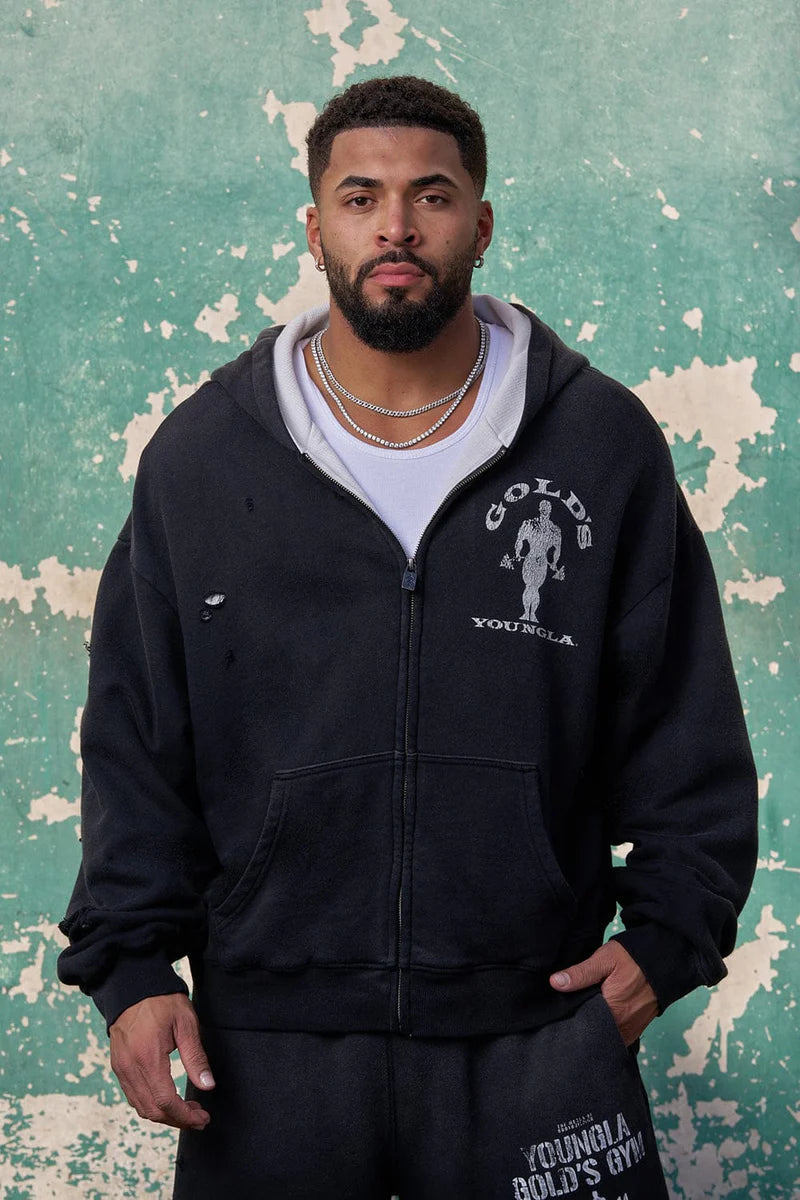 GOLD'S IRON LEGACY LAYERED ZIP-UPS