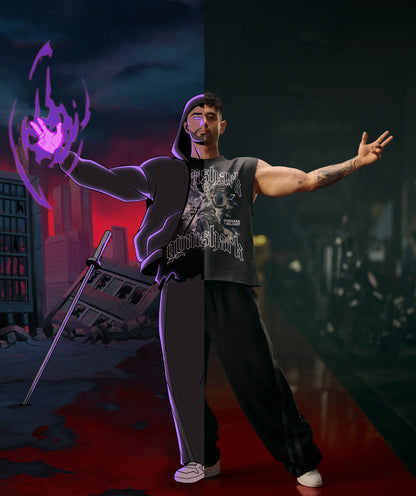 GYMSHARK X CARLOS BELCAST CUT OFF TEE