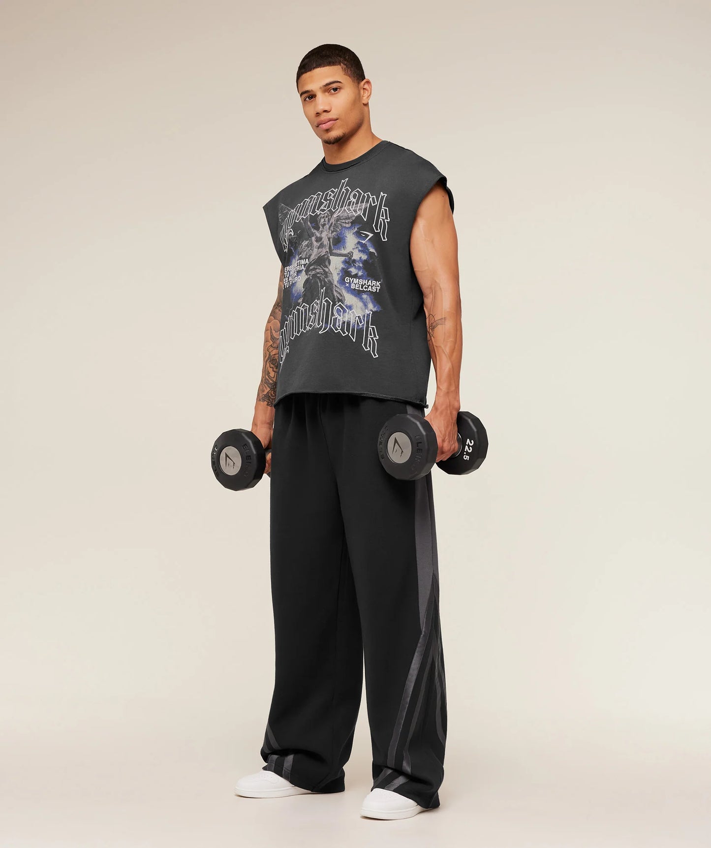 GYMSHARK X CARLOS BELCAST CUT OFF TEE