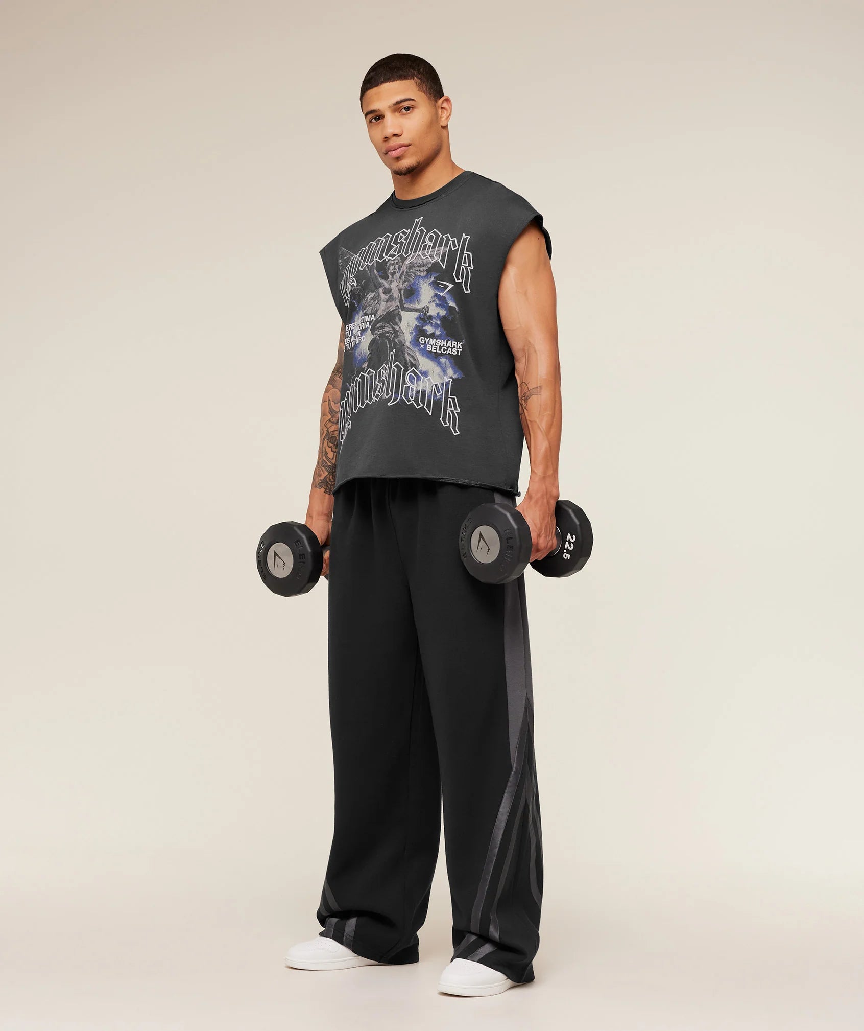 GYMSHARK X CARLOS BELCAST CUT OFF TEE