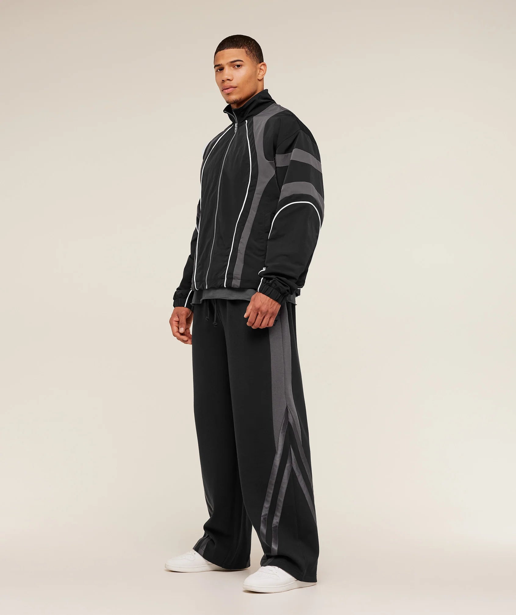 GYMSHARK X CARLOS BELCAST TRACK PANT - GS BLACK