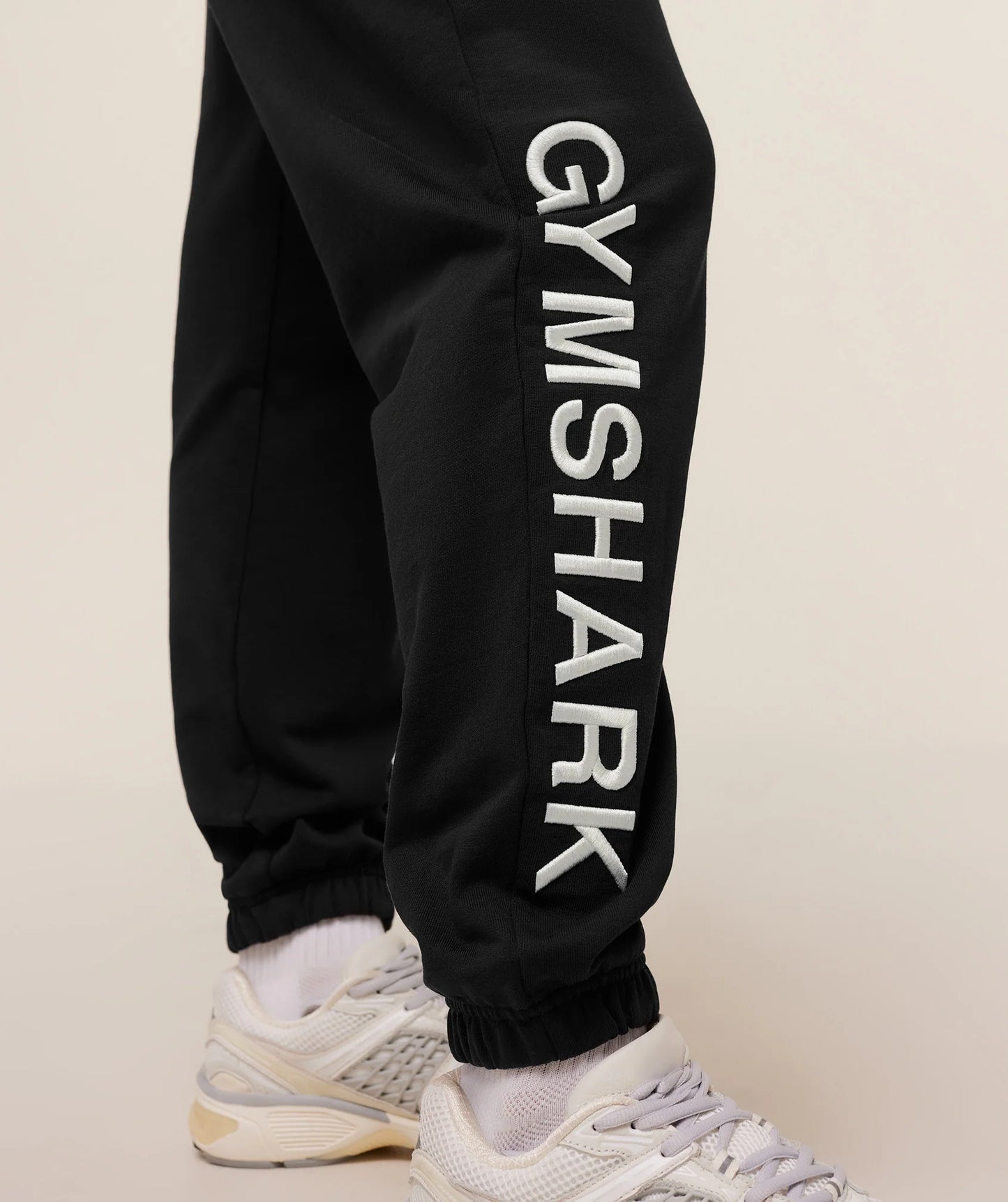 EMBROIDERED LOGO JOGGERS