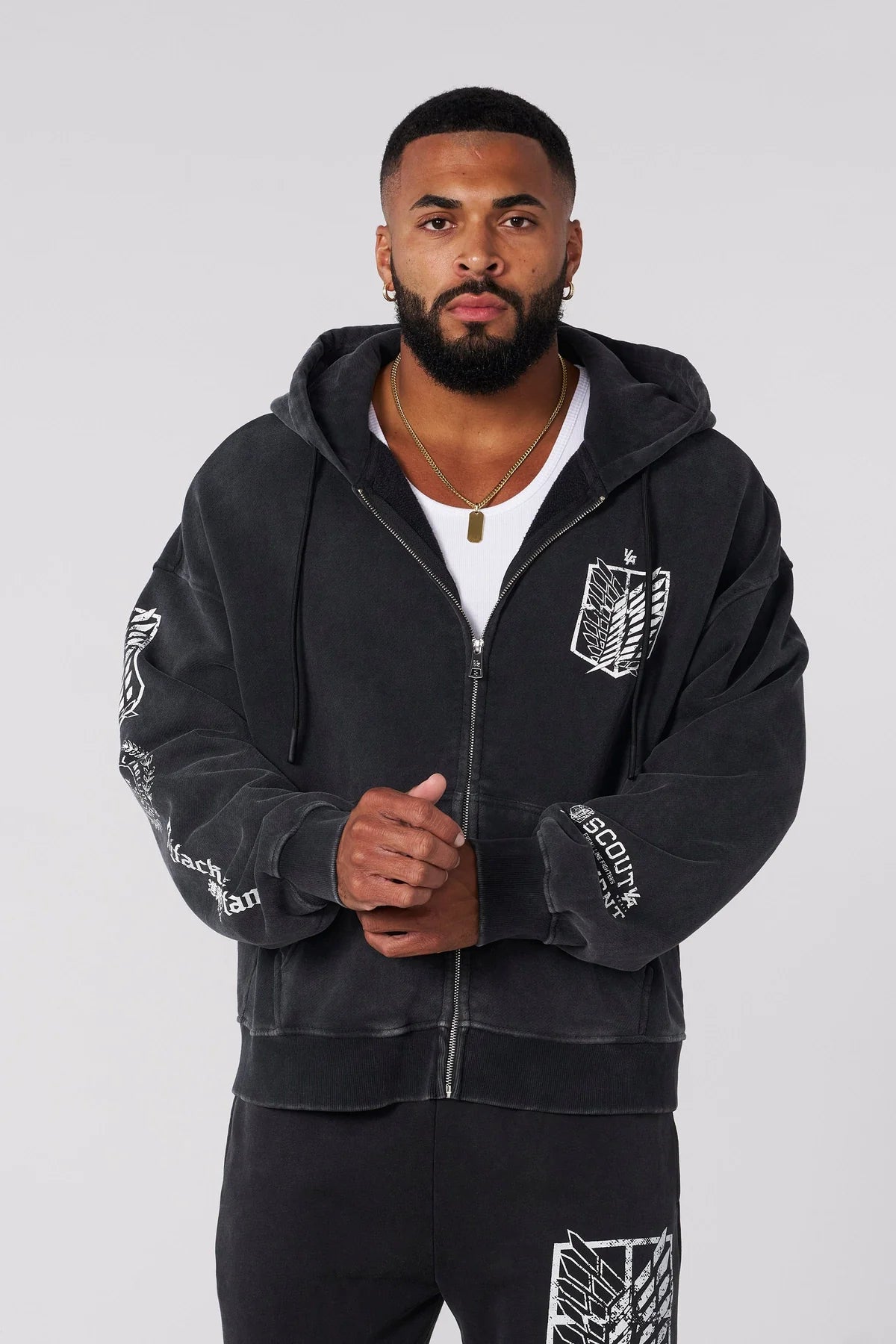AOT X YLA ZIP-UP HOODIES