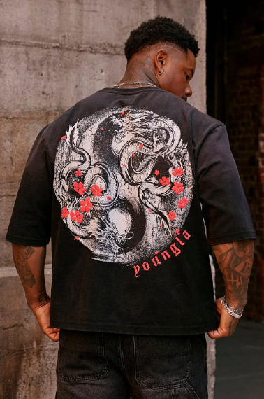 Yin-Yang Tees  Sakura Dragon