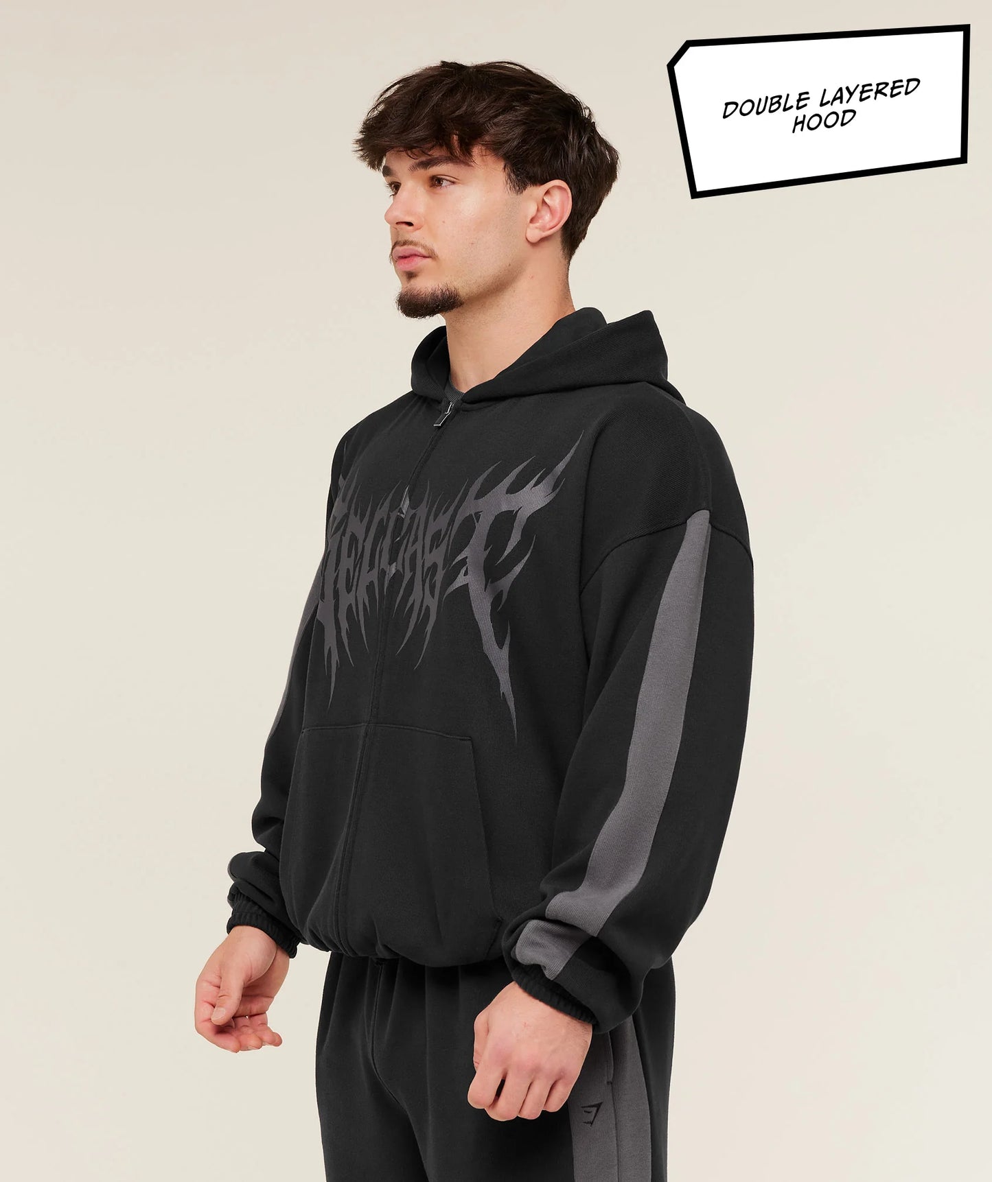 GYMSHARK X CARLOS BELCAST ZIP UP HOODIE