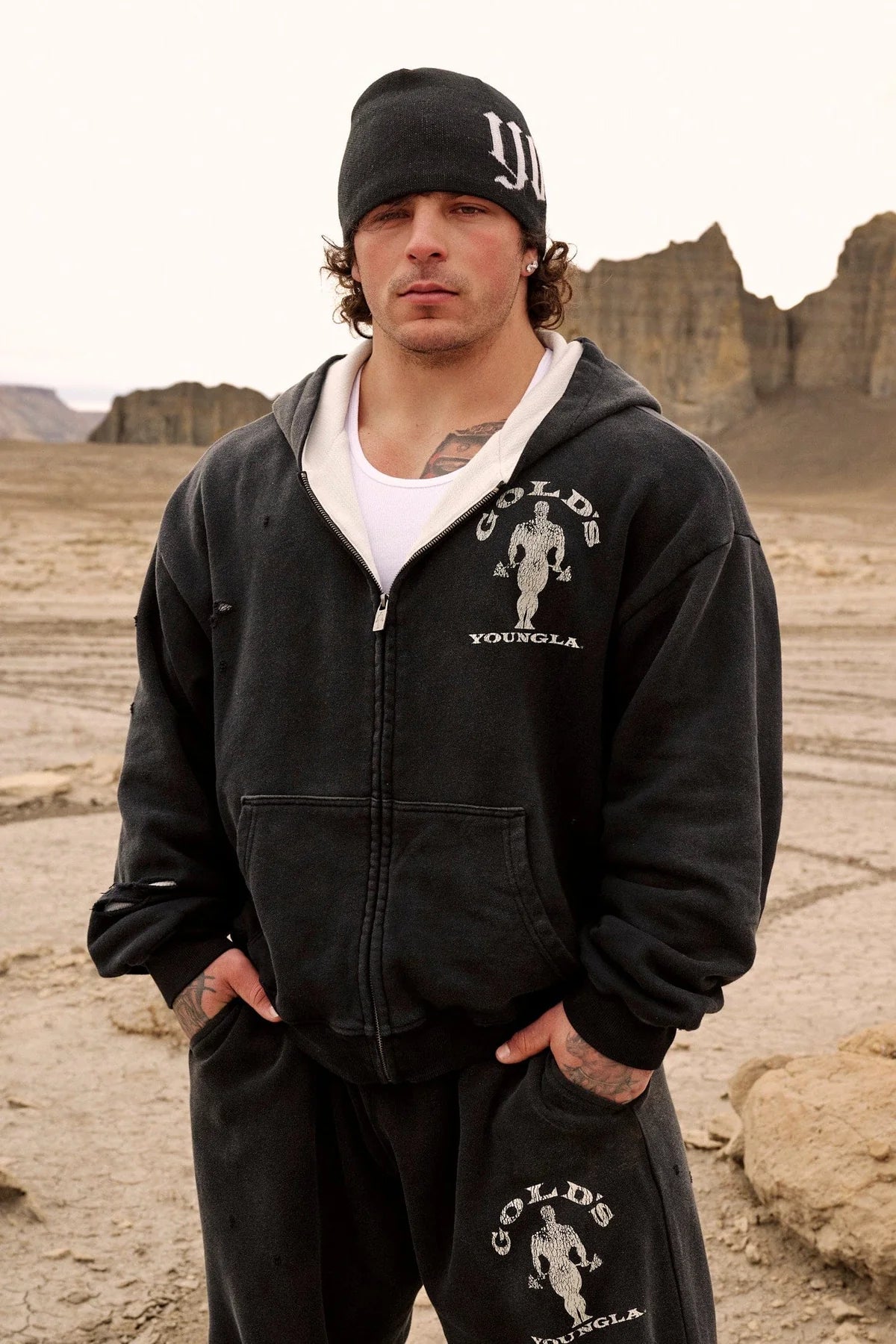 GOLD'S IRON LEGACY LAYERED ZIP-UPS