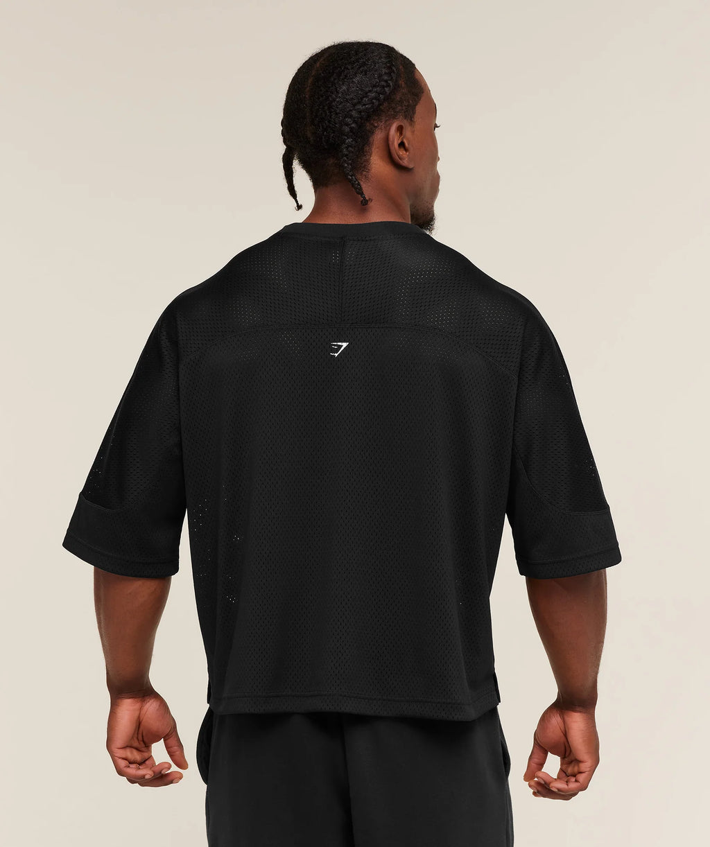 GRAPHIC MESH OVERSIZED T-SHIRT