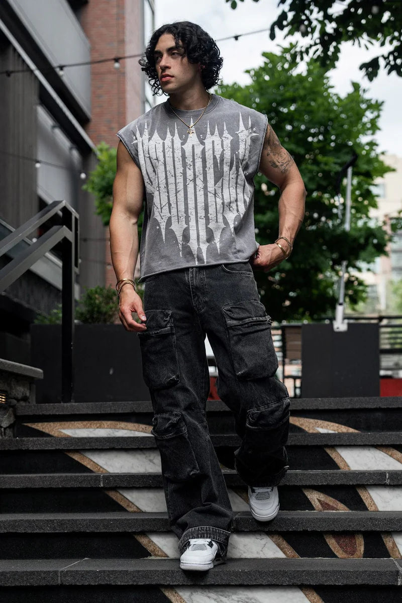 REVENGE CROP CUT-OFFS
