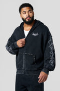 TRIBAL STUD ZIP-UPS