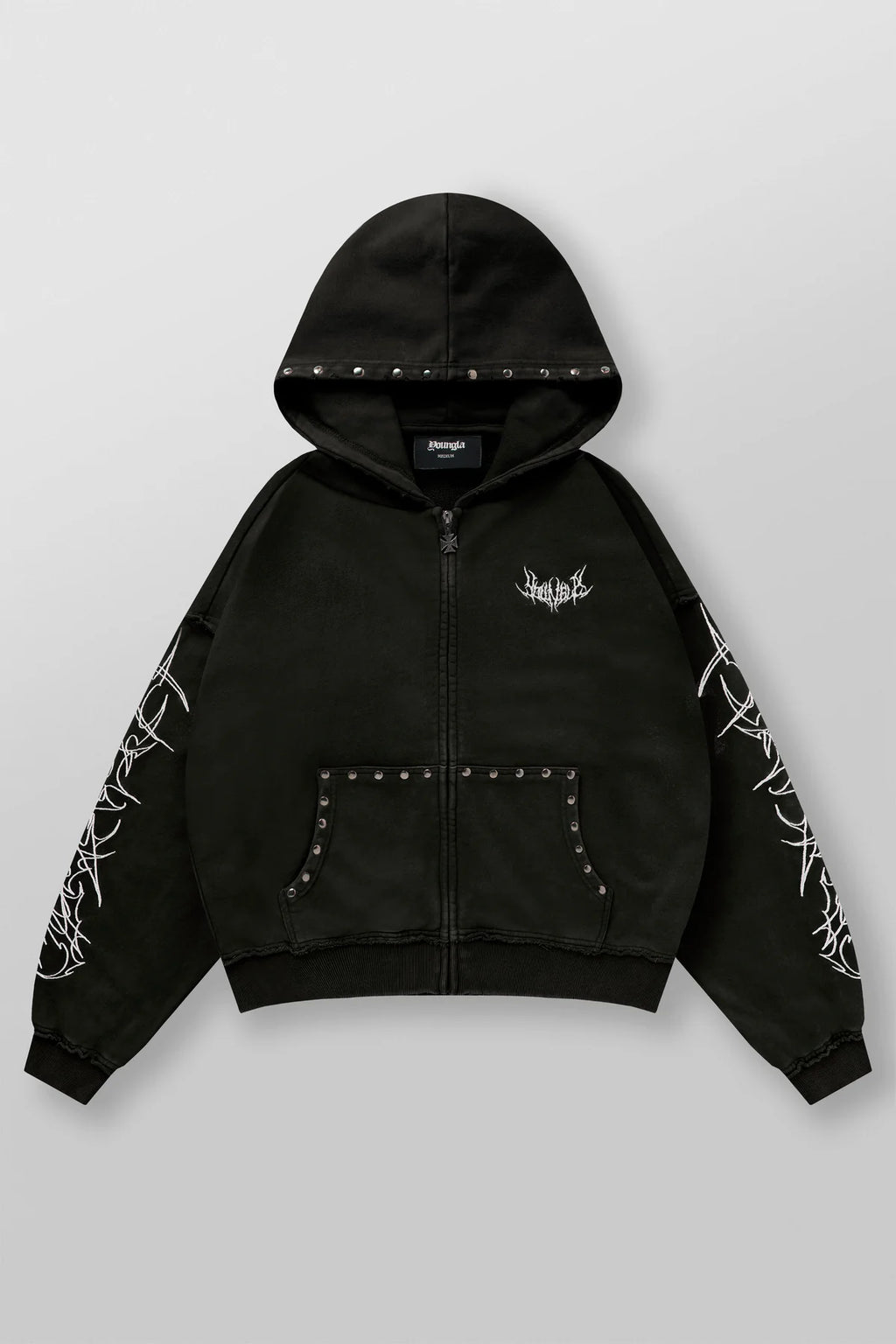 TRIBAL STUD ZIP-UPS