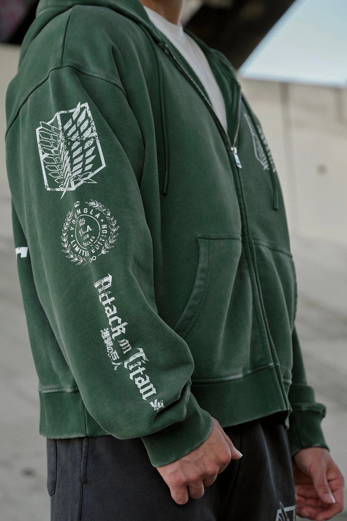 AOT X YLA ZIP-UP HOODIES